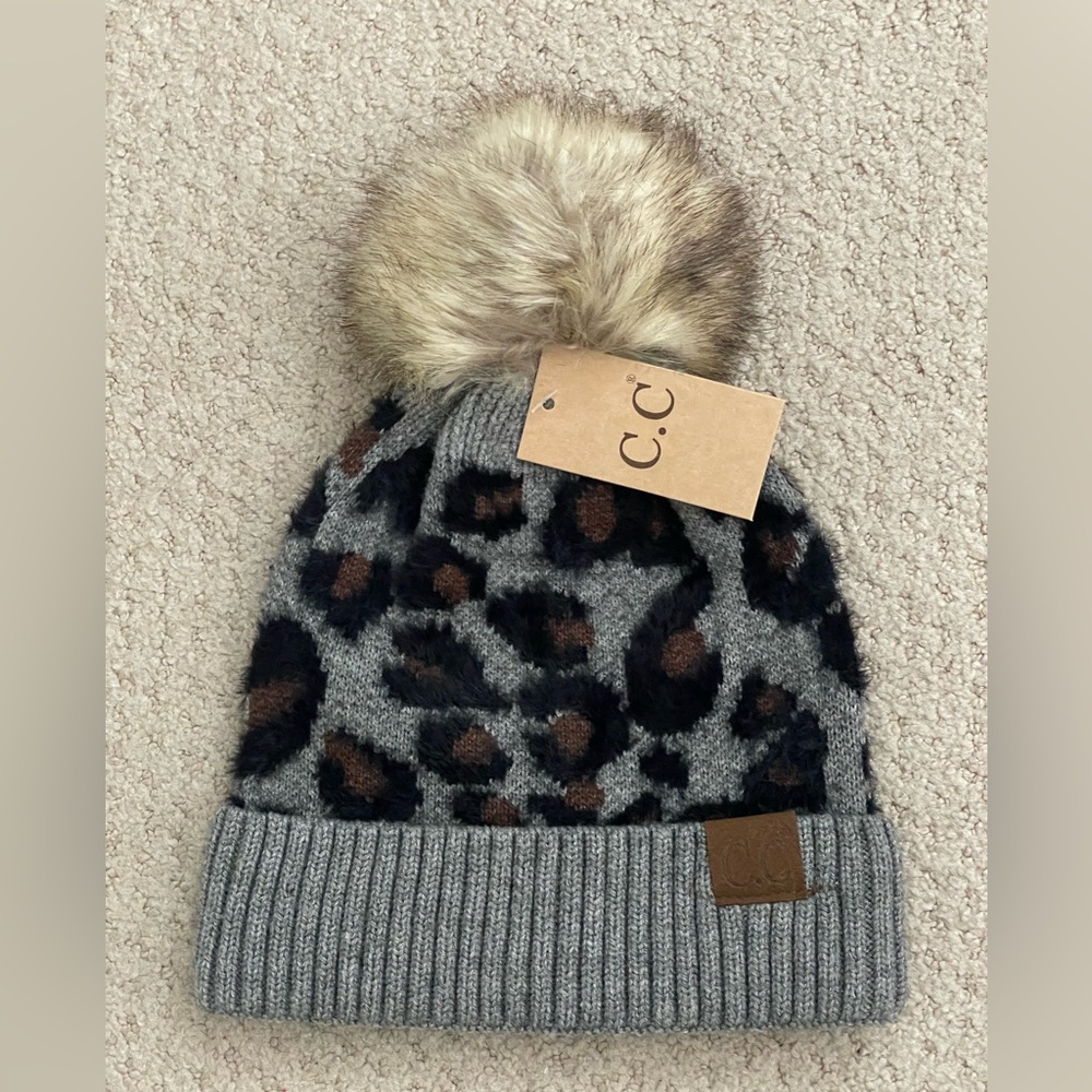 NWT C. C. Leopard Hat